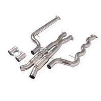 Tubo de Escape Medio de Alto Rendimiento para BMW X3M F97 / X4M F98 LCi 2022+, Tubos de Escape Catback de Acero Inoxidable de Igual Longitud, Mejora Sonora