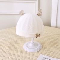 Gorro de Bebé Recién Nacido para Bebés de 0 a 3 Meses, Ligero, de Algodón y Elastano, Antibacteriano, Unisex, para Primavera y Verano