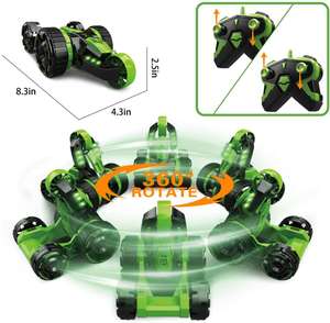 Haute vitesse 360 Flip RC Stunt Car 2.4GHz télécommande cadeau ultime pour les garçons avec <span class=keywords><strong>chargeur</strong></span> inclus - Product Image 6