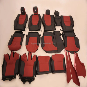 อะไหล่รถยนต์หนังไมโครไฟเบอร์หุ้มเบาะ7ที่นั่งสำหรับ Toyota Land Cruiser LC200 LC300 LC350 Prado - Product Image 5