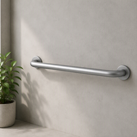 Barre d'appui de douche en acier inoxydable 304, barre de poignée de salle de bain brossée barre d'appui de sécurité pour les handicapés