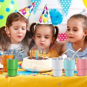 Nuevo vaso de chupito Delgado SUBLIMATABLE en blanco de 3oz personalizado con tapa sublimación en blanco mini tazas - Product Image 6