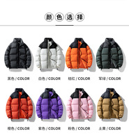 Veste d'hiver rembourrée en duvet léger pour homme avec logo personnalisé, en nylon, à capuche, pour l'extérieur