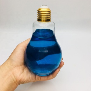 <span class=keywords><strong>Bottiglie</strong></span> in <span class=keywords><strong>Vetro</strong></span> a Forma <span class=keywords><strong>di</strong></span> Lampadina da 300ml per Bevande con Tappo, Contenitori per Succo <span class=keywords><strong>di</strong></span> Mango - Product Image 3