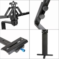 Stabilisateur manuel réglable à double cardan avec poignées ergonomiques pour appareil photo reflex numérique / caméra vidéo – Excellent retour d'expérience