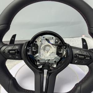 <span class=keywords><strong>Volante</strong></span> Deportivo de Cuero Negro Perforado para <span class=keywords><strong>BMW</strong></span> E90 F10 F30 F31 F32 F36 F20 E92 E60 X6 E71 F20 F36 E70 M3 M5 - Product Image 4