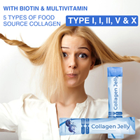 Boissons de collagène OEM pour la beauté, blanchissantes, halal, collagène de type 2, bâtonnets de gelée de collagène pour femmes