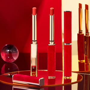 Son môi mềm mịn như nhung không thấm nước Giữ lâu không bị khô Di động phù hợp với người mới bắt đầu Son môi dạng ống mỏng chính hãng - Product Image 5