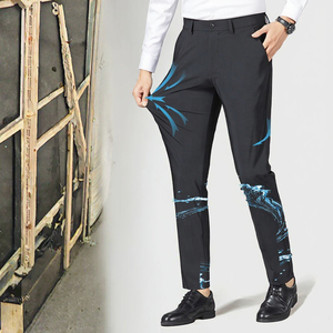 กางเกงขายาวผู้ชาย Edoor Wears น้ำหนักเบา ยืดหยุ่นสูง ผ้าไหมน้ำแข็ง ไม่ยับ แห้งเร็ว เอวยางยืด เหมาะสำหรับกอล์ฟ ลำลอง จีบด้านหน้า - Product Image 3