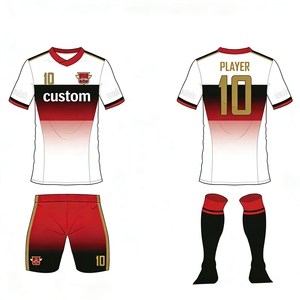 Set di pantaloncini da maglia per bambini con Logo personalizzato per bambini divise da <span class=keywords><strong>calcio</strong></span> per ragazze e ragazzi - Product Image 2