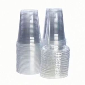 Vaso Desechable de PP de 12oz-24oz con Tapa Transparente y Logotipo Personalizado para Jugos, Smoothies, Té con Leche, 95mm - Product Image 2