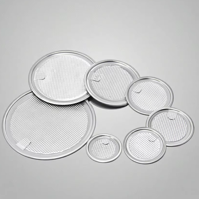Food Grade #202 #209 #300 Easy Open End EOE Aluminum Peel Off Lids Cover 52mm73mm Peel off Lids for Plastic Can Closures