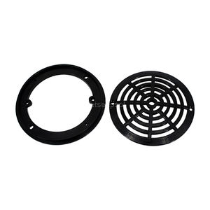 Couverture de drain de sol en plastique noire ronde pour piscine, accessoires de piscine - Product Image 3
