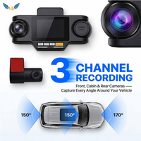 Caméra embarquée VIEVGUARB T39 avec vision nocturne, capteur G, surveillance de stationnement, enregistrement en boucle, contrôle par application, 4G LTE Cloud CAT4, 2.5K IPS, garantie 1 an