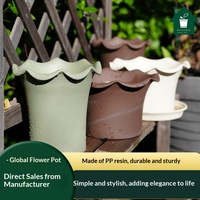 Décoration d'intérieur nordique, pots à plantes succulentes en plastique PP verni, couleur personnalisable, avec logo personnalisé, pots à fleurs, vente en gros pour le jardin
