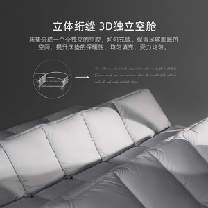 Protector de Colchón Olnfxd Acolchado de Poliéster Antiácaros para el Hogar, Dormitorio, Residencia Estudiantil - Product Image 4