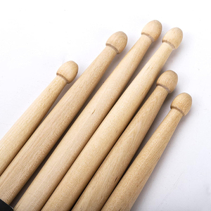 <span class=keywords><strong>Baquetas</strong></span> de Percusión de Madera de Arce Coloridas de Fábrica OEM 5A 7A con Mango de Goma Antideslizante - Product Image 3