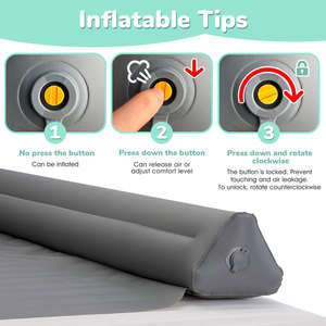 Barrière <span class=keywords><strong>de</strong></span> protection gonflable en TPU/PVC épaissi pour <span class=keywords><strong>lit</strong></span>, pare-chocs anti-collision, <span class=keywords><strong>barre</strong></span> <span class=keywords><strong>de</strong></span> sécurité portable pour <span class=keywords><strong>lit</strong></span> <span class=keywords><strong>de</strong></span> voyage pour tout-petits - Product Image 4