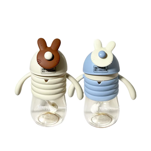 Bouteille d'eau pour bébé de haute qualité, mignonne, <span class=keywords><strong>anti</strong></span>-<span class=keywords><strong>fuite</strong></span>, <span class=keywords><strong>anti</strong></span>-chute, portable, avec poignée et paille - Product Image 3