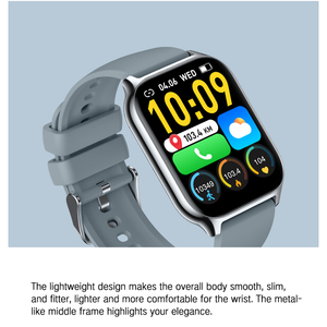 Smartwatch P95 con Schermo da <span class=keywords><strong>2</strong></span>,01 Pollici, Bluetooth 5.<span class=keywords><strong>2</strong></span>, Connessione App per Smartphone, Monitoraggio Fitness - Product Image 5
