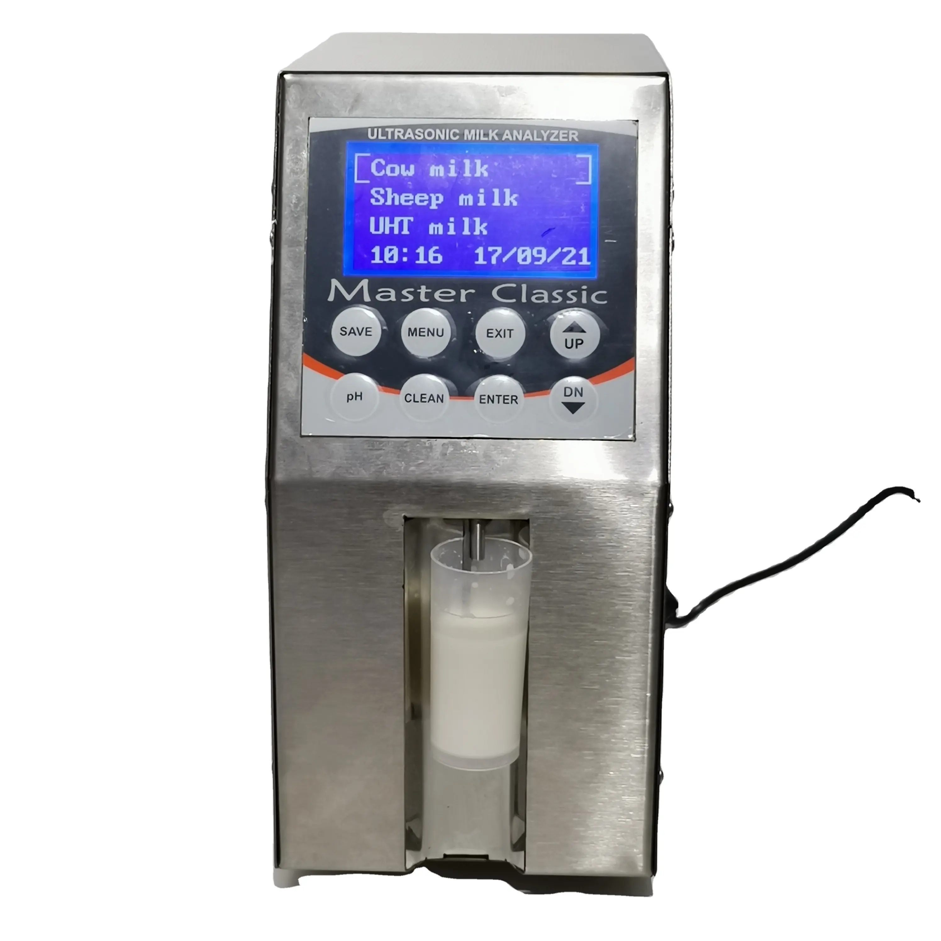 O melhor LM2-PH/condutibilidade/sal/proteína/ponto de congelação/analisador ultrassônico do leite teste gordo