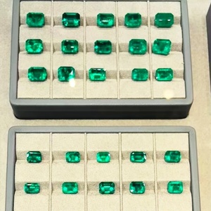 Esmeralda Sintética Cultivada en Laboratorio de Colombia, Precio al por Mayor, Piedra de Esmeralda Creada en Laboratorio - Product Image 1
