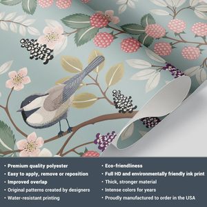 Custom On-Demand Foggy Pine Forest Peel Stick Wallpaper Floral extraíble Mural de pared para cocina dormitorio decoración del hogar sin impuestos - Product Image 6