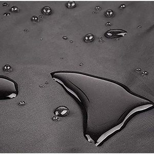 Housse de chaise longue noire résistante à l'eau pour extérieur, housse de protection incurvée pour patio suspendu - Product Image 4