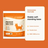 Pochette à bec verseur imprimée colorée pour l'emballage d'aliments pour bébés, chiens et chats, et de conserves, thermoscellable, anti-odeur, qualité alimentaire