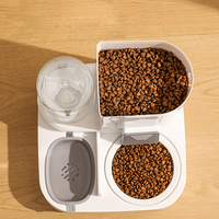 Bouteille et bols d'eau à alimentation lente en acier inoxydable durable pour animaux de compagnie de plus grande capacité faciles à nettoyer pour chiens et chats