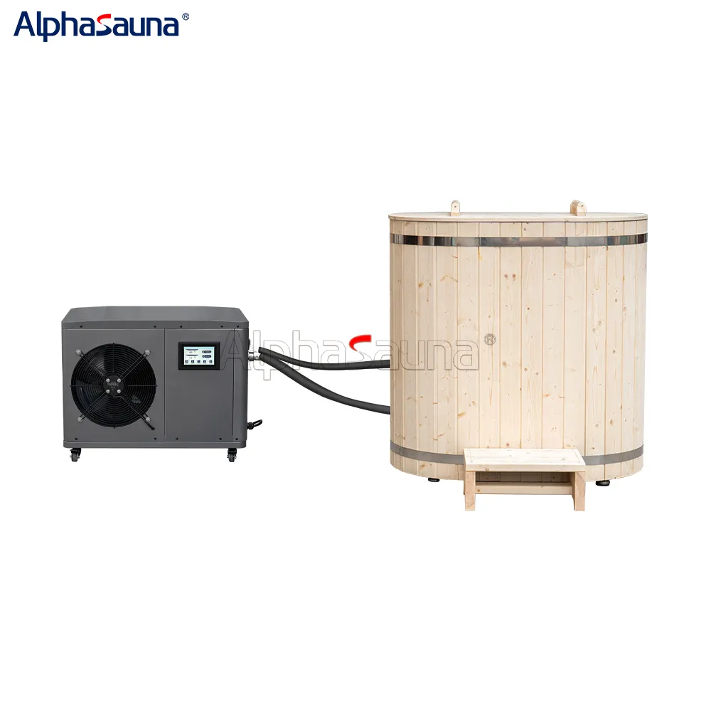 Деревянная ледяная баня с водяным охладителем для домашнего использования