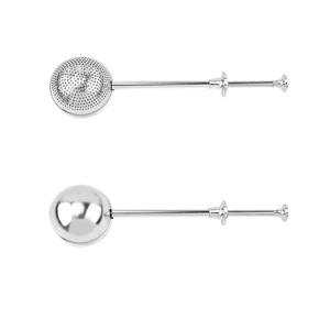 <span class=keywords><strong>Infuseur</strong></span> à thé rétractable créatif et moderne en acier inoxydable 304 avec filtre en maille, origine Chine - Product Image 5