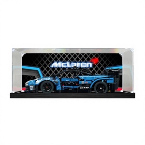Caja de Exhibición Apilable de Acrílico a Prueba de Polvo con Diseño de Dibujos Animados para <span class=keywords><strong>McLaren</strong></span> Senna GTR 42123, Caja de Almacenamiento Transparente para Figuras - Product Image 1