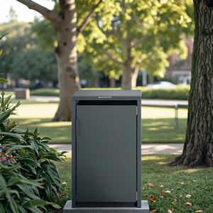 Tấm mạ kẽm Thùng rác có thể-ngoài trời rustproof rác bin nhà/thương mại mô hình phổ quát, tấm mạ kẽm phân loại thùng rác có thể - Product Image 3