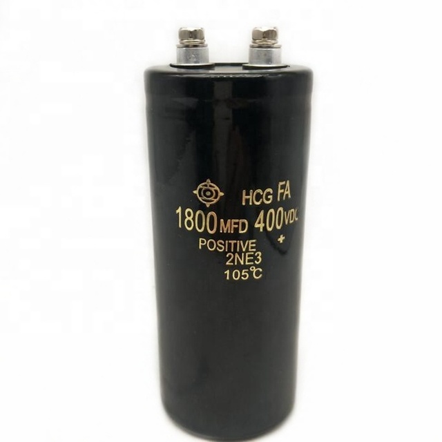 High quality 400V 1800MFD Screw Terminal Aluminium Electrolytic Capacitor 400V 1800UF