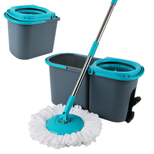 Masthome - Juego <span class=keywords><strong>de</strong></span> Mopa Giratoria <span class=keywords><strong>de</strong></span> Alta Calidad con <span class=keywords><strong>Pedal</strong></span> para Limpieza <span class=keywords><strong>de</strong></span> Pisos, Mopa Mágica Giratoria con Cubeta - Product Image 1