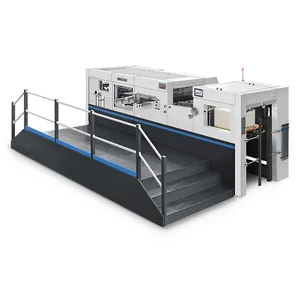 MHK-1050 otomatik karton kalıp kesici ve katlama makinesi kağıt kalıp kesme makinesi dört yan sıyırma karton