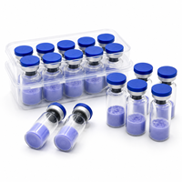 Poudre de peptide de cuivre bleu GHK-Cu 99% de la marque WV (CAS 89030955) - Matière première pour cosmétiques et soins capillaires - 25 kg avec COA et MSDS