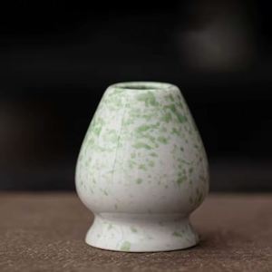 Japanese Porcelain Matcha <b>Tools</b> Tea Dispenser, Tea Whisk, Upright Wiping Tea Bowl - Product Image 1