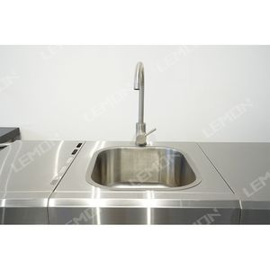 Vente directe d'usine chinoise, armoires de cuisine d'extérieur en acier inoxydable, cuisine d'extérieur autonome avec cuisinière, grill, barbecue au <span class=keywords><strong>gaz</strong></span> - Product Image 5