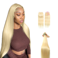Perruques Lace Front HD 13x6 de 30 pouces de long, densité 130%, cheveux humains lisses, sans colle, pré-épilées pour femmes