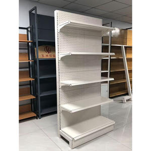 Fabrika Özel Üretimli Beyaz Tek Taraflı Ağır Hizmet Tipi Gondol Süpermarket Rafı (Perakende Market ve Büfe İçin) - Product Image 1