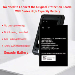 เปลี่ยน HB824666RBC แบตเตอรี่สำหรับ <span class=keywords><strong>Huawei</strong></span> <span class=keywords><strong>E5577</strong></span> 4G <span class=keywords><strong>Mobile</strong></span> <span class=keywords><strong>WIFI</strong></span> Router - 3.8V อายุการใช้งานยาวนาน - Product Image 4