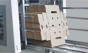 Machine à fabriquer des boîtes à bananes en carton ondulé, pliage et formage de cartons de fruits robustes pour le transport de fruits en vrac - Product Image 5