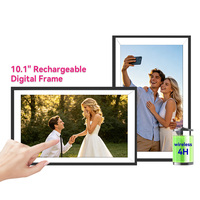 32 GB Digitaler Bilderrahmen WLAN 10,1 Zoll Digitaler Fotorahmen 1280x800 IPS HD Touchscreen Elektronischer Digitaler Rahmen