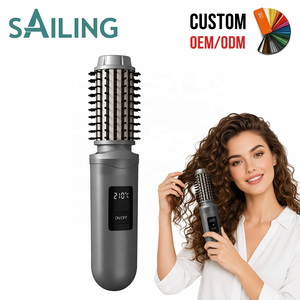<span class=keywords><strong>Brosse</strong></span> <span class=keywords><strong>lissante</strong></span> sans fil SC8-1004-1 OEM, rechargeable par USB, 3 réglages de température, lumière infrarouge - Marque privée - Product Image 1
