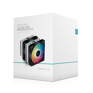 ฮีทซิงค์ DeepCool AG620 V5 ARGB 6 ฮีทไปป์ สำหรับซีพียู ระบายความร้อนด้วยอากาศ พัดลมคู่ขนาด 12 ซม. ARGB ขายดี ฮีทซิงค์ขนาดใหญ่ I - Product Image 3