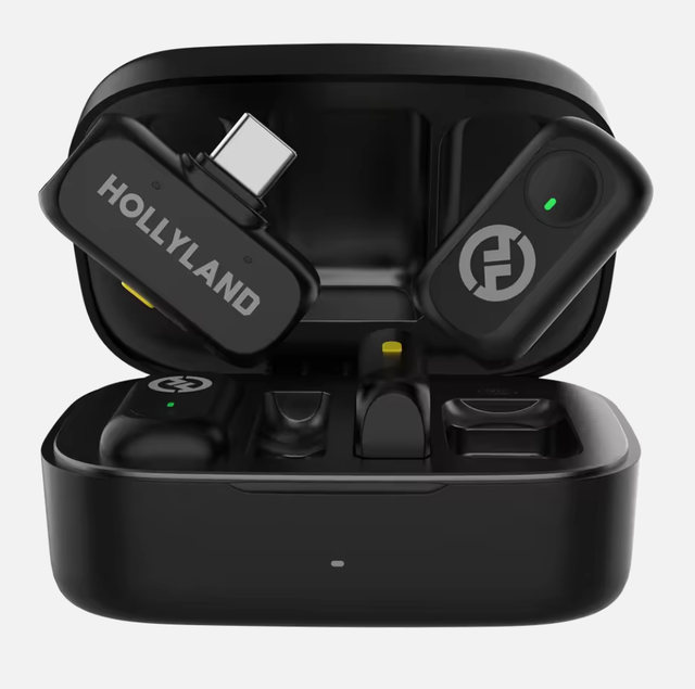 Hollyland LARK A1 Plastic Lavalier Wireless Microphone Omni-Directional Noise Cancellation for iPhone TikTok Vlogging Podcasts