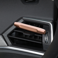 Diffuseur d'arômes de luxe pour grille d'aération de voiture, en métal haut de gamme, couleur personnalisée OEM, désodorisant et ornement d'intérieur de voiture