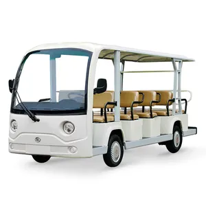 China NL-U1014 14 Person Electric Sightseeing Bus with powerful 72v7.5kw